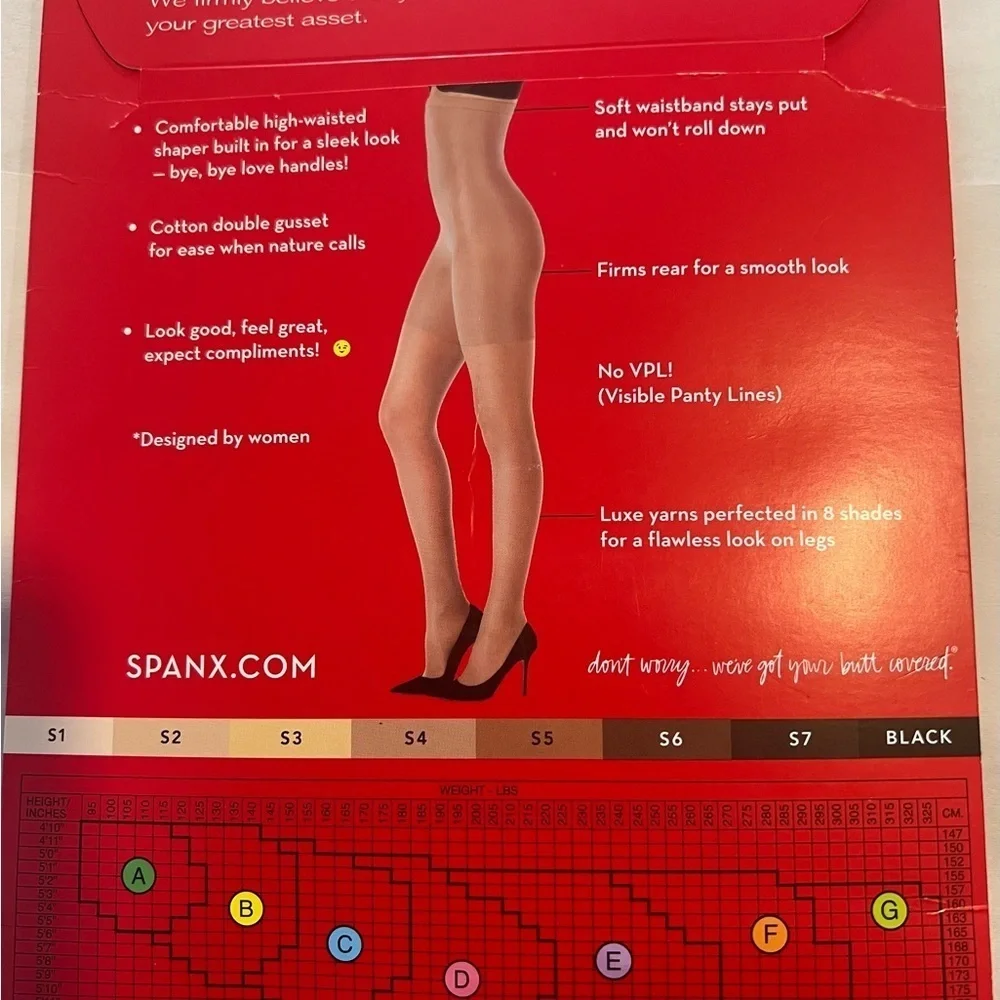 - NWT Spanx High Waist Sheers size D shade S6